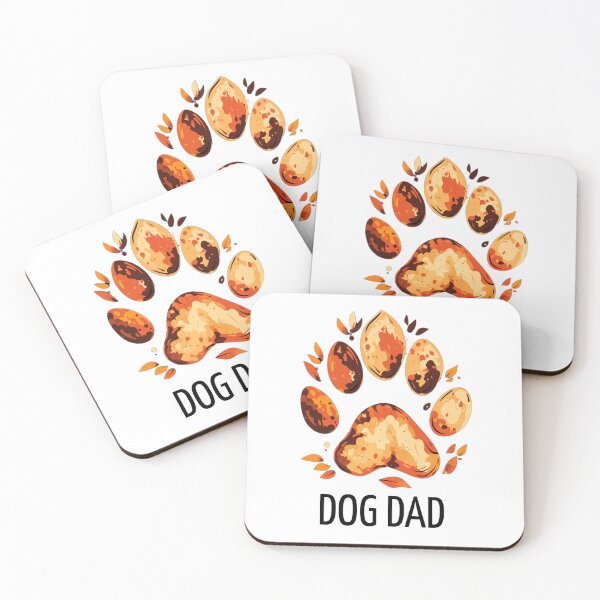 Item preview, Dog Dad - Paw Print Pride designed and sold by AtlanticAvenue.