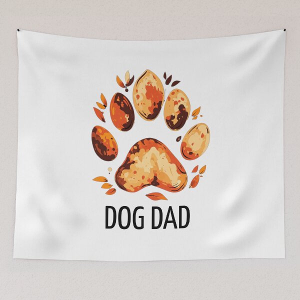 Item preview, Dog Dad - Paw Print Pride designed and sold by AtlanticAvenue.