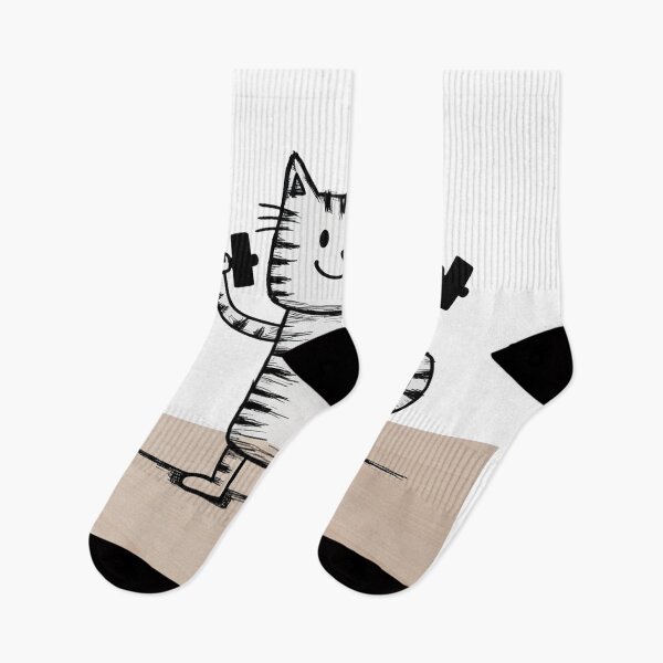 Item preview, Feline Workout Warrior designed and sold by uapparel.