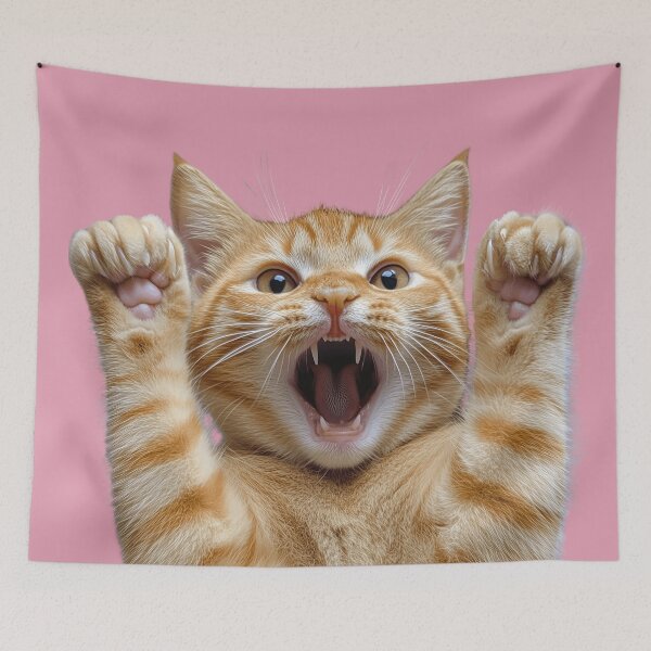 Item preview, ROAR KITTY FUNNY FEROCIOUS FELINE SNEAKY ATTACK  designed and sold by NikoDeeko.