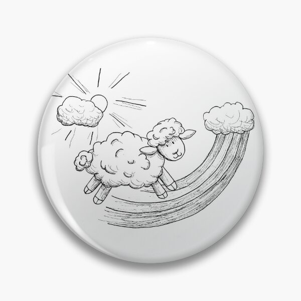 Item preview, Sheep Are Clouds designed and sold by Inkwell Inspirations.