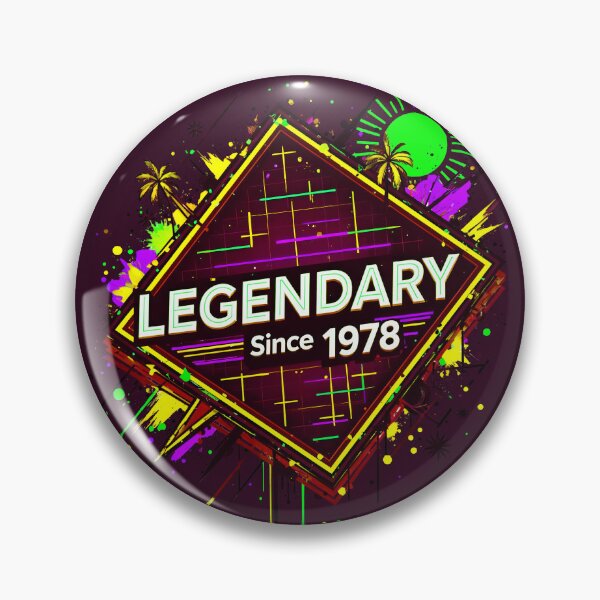 Item preview, Legendary Since 1978 Cool Birthday Quote designed and sold by TheArtOfPat.