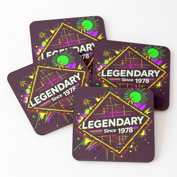 Item preview, Legendary Since 1978 Cool Birthday Quote designed and sold by TheArtOfPat.