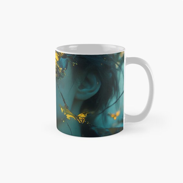 Item preview, Butterfly Dreams – Surrealist Portrait of a Young Woman designed and sold by Junkie Ai.