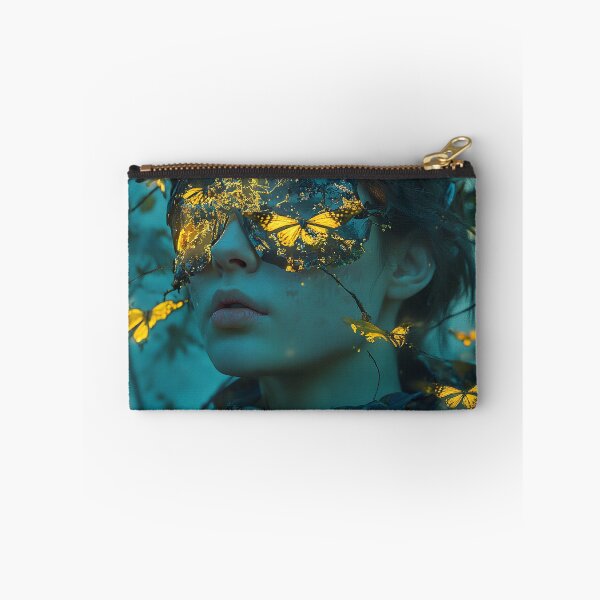 Item preview, Butterfly Dreams – Surrealist Portrait of a Young Woman designed and sold by Junkie Ai.