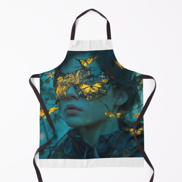 Item preview, Butterfly Dreams – Surrealist Portrait of a Young Woman designed and sold by Junkie Ai.