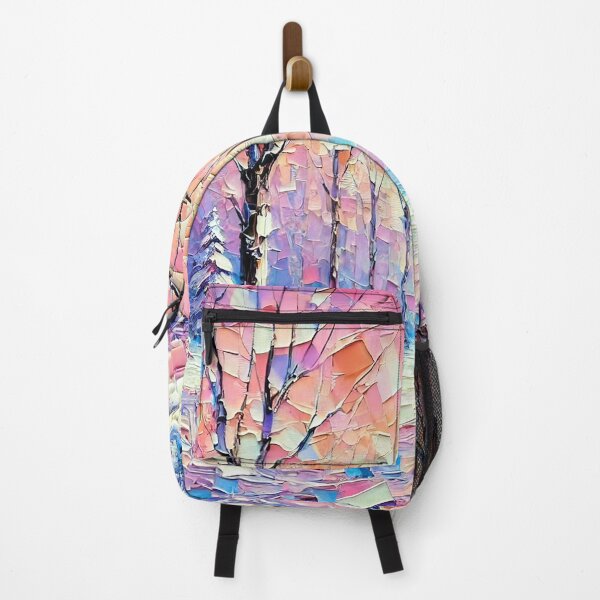 Item preview, Winter Forest Sunset - Vibrant Abstract Snowy Landscape designed and sold by ChrisButler.