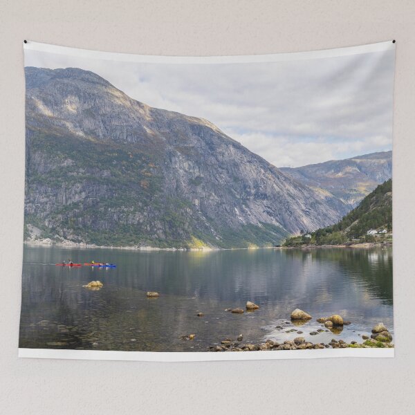 Item preview, Kayaking across Eidfjord in Western Norway designed and sold by Martin Berry Photography.