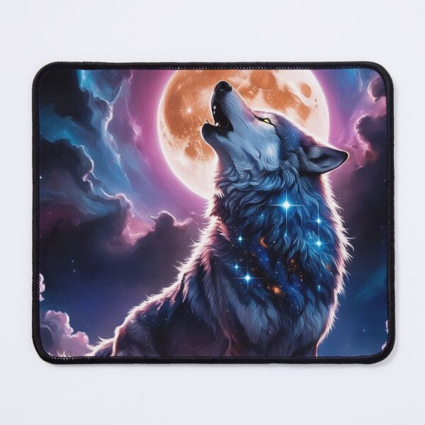 Item preview, Cosmic Wolf - Spirit of the Night designed and sold by KaminnoArt.