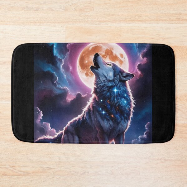 Item preview, Cosmic Wolf - Spirit of the Night designed and sold by KaminnoArt.