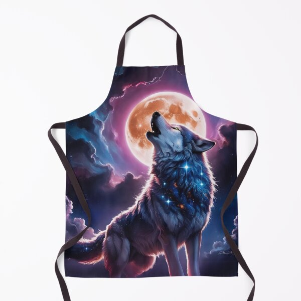 Item preview, Cosmic Wolf - Spirit of the Night designed and sold by KaminnoArt.