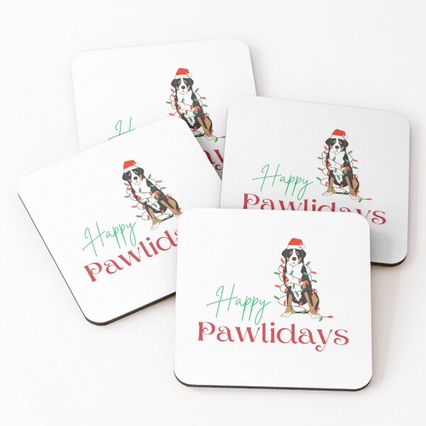 Item preview, Happy Pawlidays - Dog in Hat designed and sold by millennialmommy.