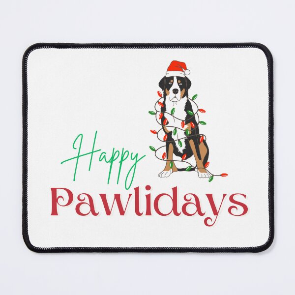 Item preview, Happy Pawlidays - Dog in Hat designed and sold by millennialmommy.