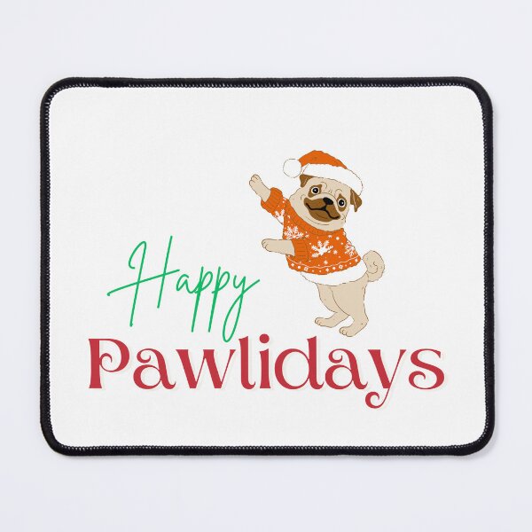 Item preview, Happy Pawlidays - Dog in sweater designed and sold by millennialmommy.
