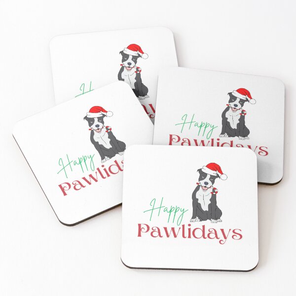 Item preview, Happy Pawlidays - Dog with Candy Cane designed and sold by millennialmommy.