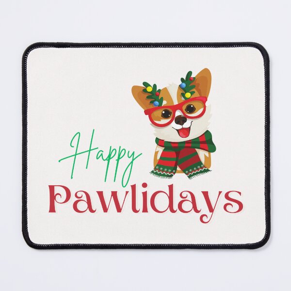 Item preview, Happy Pawlidays- Dog in Glasses designed and sold by millennialmommy.