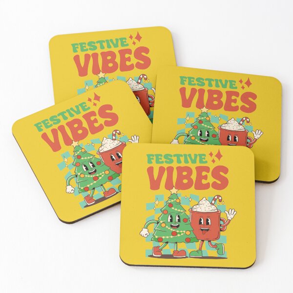 Item preview, Retro Christmas Holiday Festive Vibes designed and sold by wevegotaband.