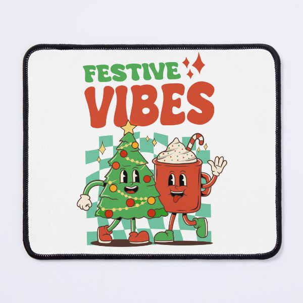 Item preview, Retro Christmas Holiday Festive Vibes designed and sold by wevegotaband.