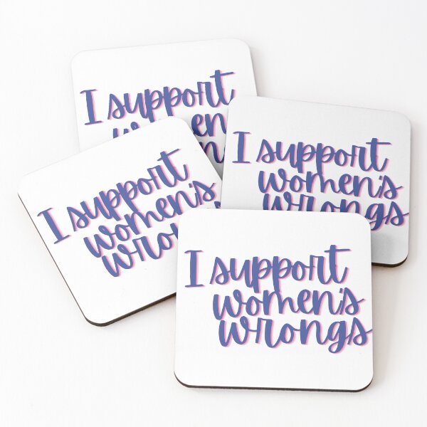 Item preview, I support women’s wrongs  designed and sold by baranskini.