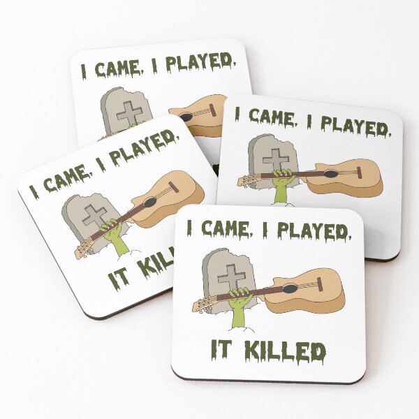 Item preview, I came, I played, it killed t-shirt designed and sold by tattookaz.