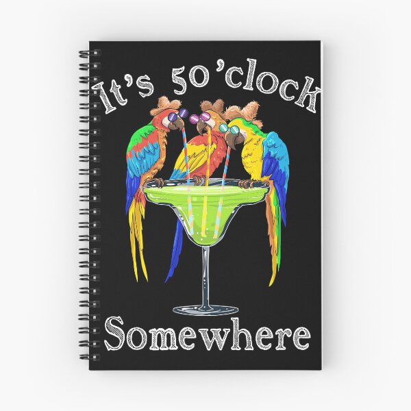 Item preview, It's 5 O'clock Somewhere Funny Parrots Summer Vacation Lover designed and sold by KarenaBec6.