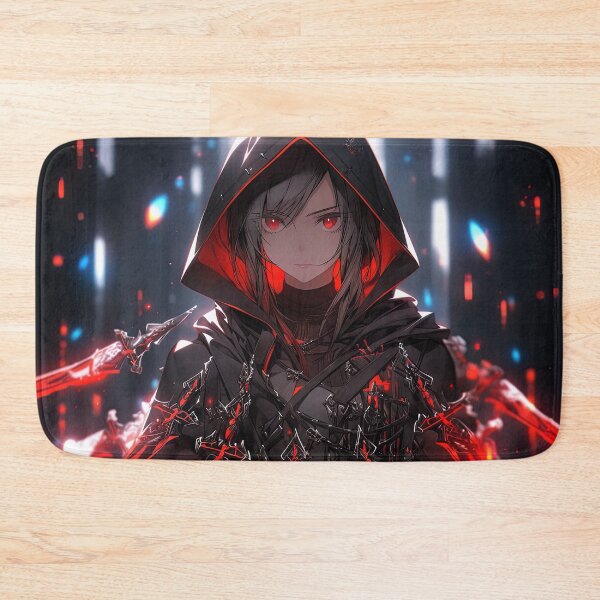 Item preview, Crimson Assassin Anime Girl designed and sold by bubblegoth.