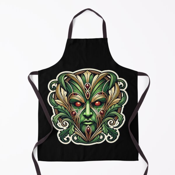 Item preview, Art Nouveau Greenman Print designed and sold by PinUpPizzazz.