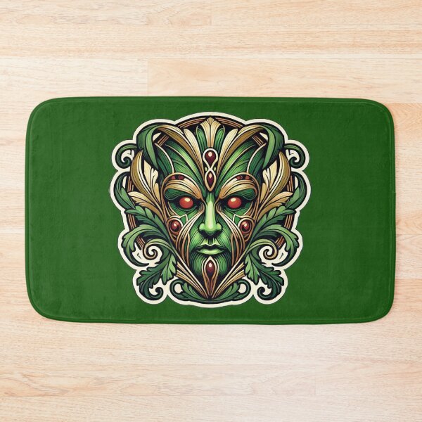 Item preview, Art Nouveau Greenman Print designed and sold by PinUpPizzazz.