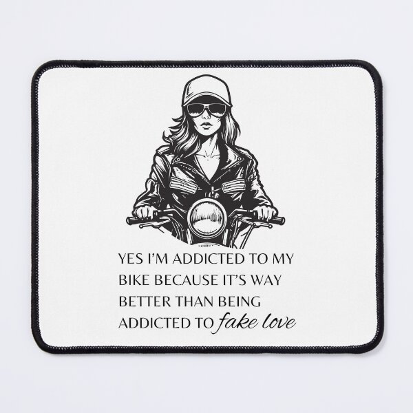 Item preview, Motorcycle Women Biker Girl Breakup Quote Inspirational Gifts designed and sold by CCKimShop.