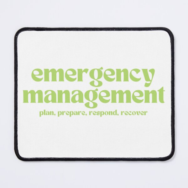 Item preview, emergency management: plan, prepare, respond, recover (green) designed and sold by MitigationZone.