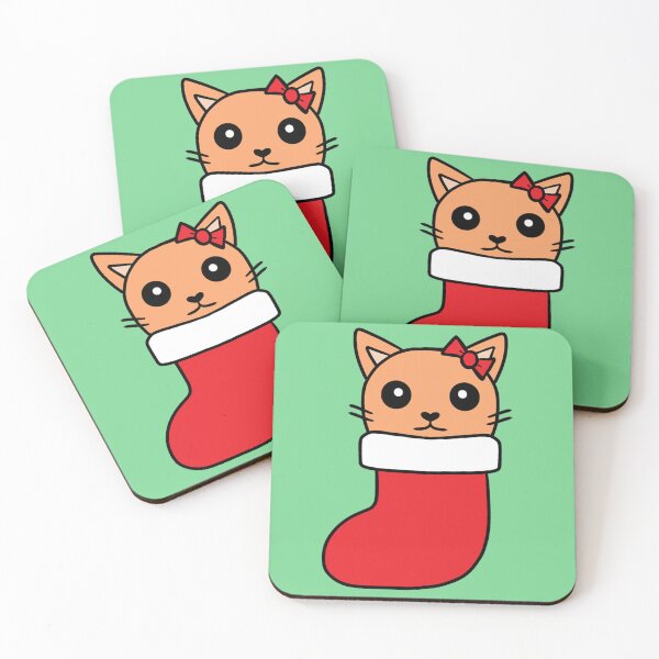 Item preview, Meowmas Stocking designed and sold by Kitty Enterprise.