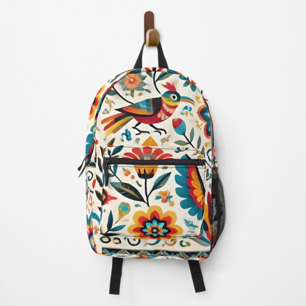 Item preview, Vibrant Seamless Otomi-Inspired Pattern | Mexican Folk Art Design designed and sold by edleon.