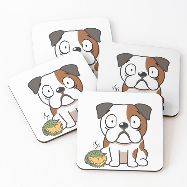 Item preview, Funny bulldog  smells a durian designed and sold by Pet Station.