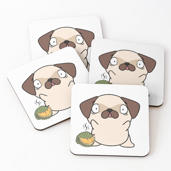 Item preview, Funny pug smells a durian designed and sold by Pet Station.