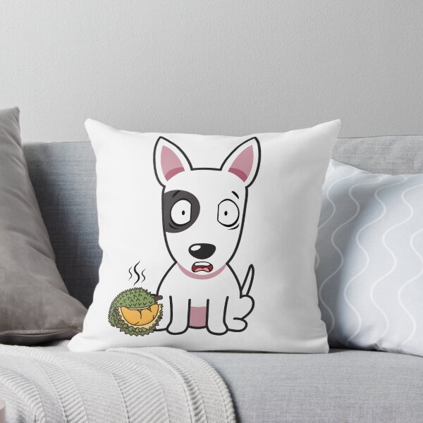 Item preview, Funny bull terrier smells a durian designed and sold by Pet Station.