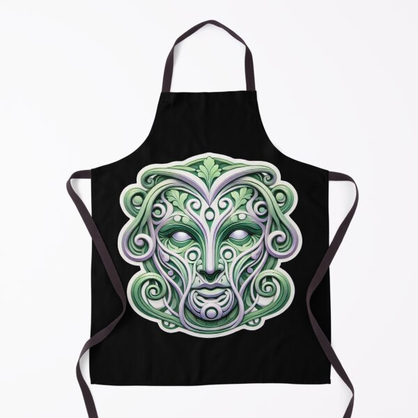 Item preview, Art Nouveau Greenman Print designed and sold by PinUpPizzazz.
