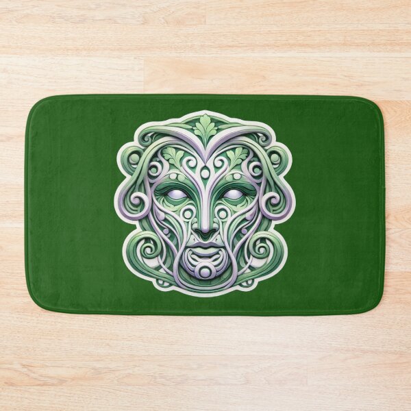 Item preview, Art Nouveau Greenman Print designed and sold by PinUpPizzazz.