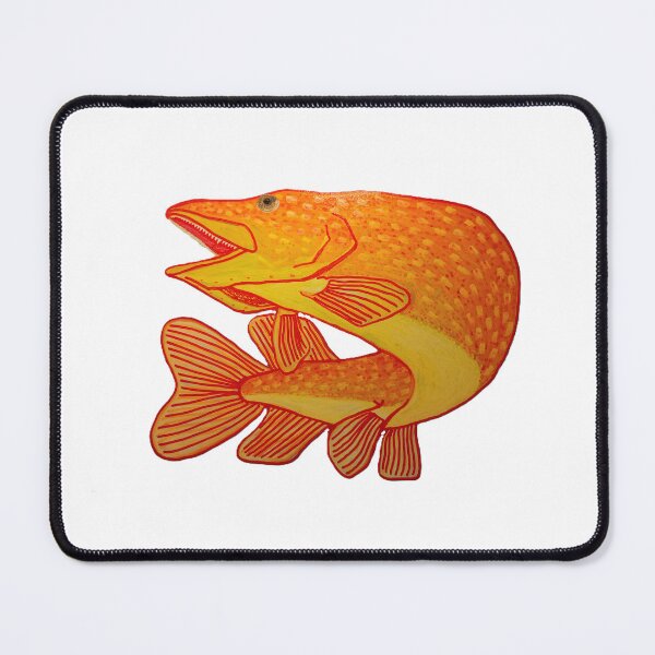 Item preview, The Fire Pike - Oil Painting (Fantasy) designed and sold by TheNatureNerd.