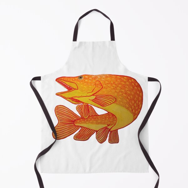 Item preview, The Fire Pike - Oil Painting (Fantasy) designed and sold by TheNatureNerd.