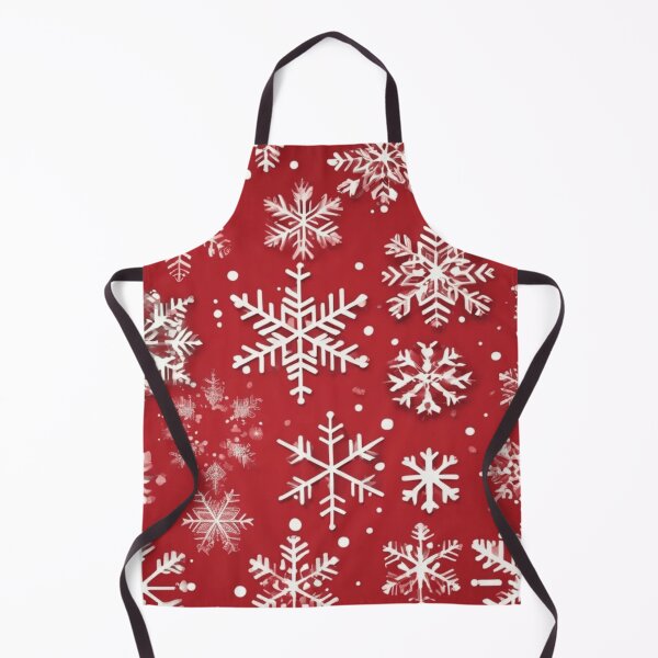 Item preview, Holiday season patterns, red designs, color red, festivities with a red snowflake design, red and white theme, snowflakes winter wonderland designed and sold by Artheaven77.