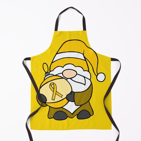Item preview, Awareness Ribbon Gnome (Yellow) designed and sold by Chronic Illness Awareness Shop.