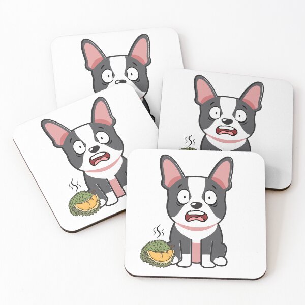 Item preview, Funny french bulldog smells a durian designed and sold by Pet Station.