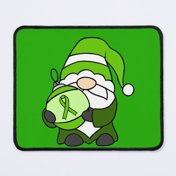 Item preview, Awareness Ribbon Gnome (Green) designed and sold by Chronic Illness Awareness Shop.
