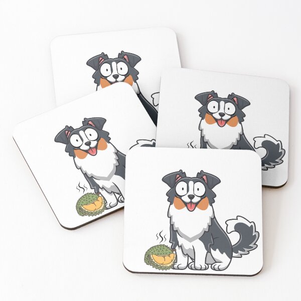 Item preview, Funny collie smells a durian designed and sold by Pet Station.