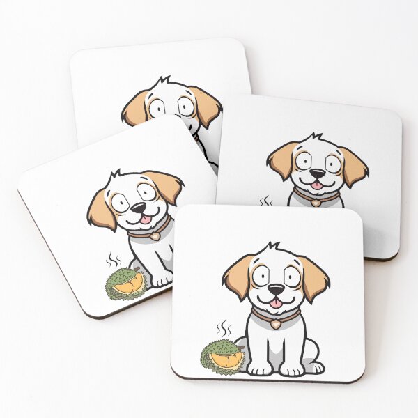 Item preview, Funny Happy dog smells a durian designed and sold by Pet Station.