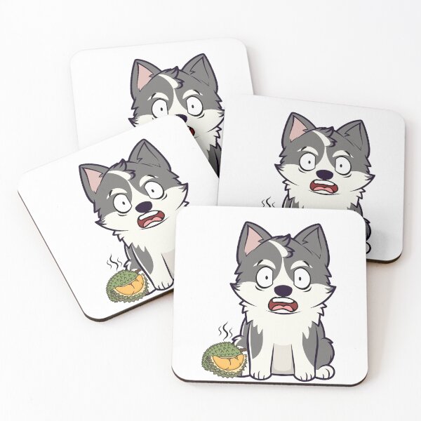 Item preview, Funny husky smells a durian designed and sold by Pet Station.