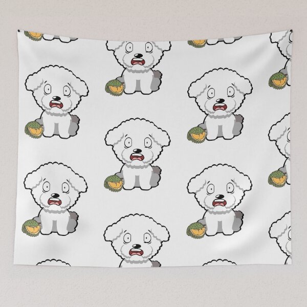 Item preview, Divertido perro peludo huele un durian designed and sold by Pet Station.
