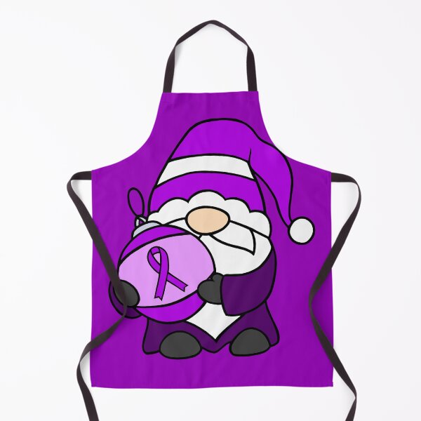 Item preview, Awareness Ribbon Gnome (Purple) designed and sold by Chronic Illness Awareness Shop.