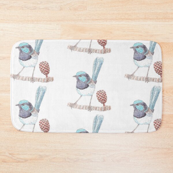 Item preview, Malurus cyaneus - Male Superb Fairy Wren. designed and sold by bangart.