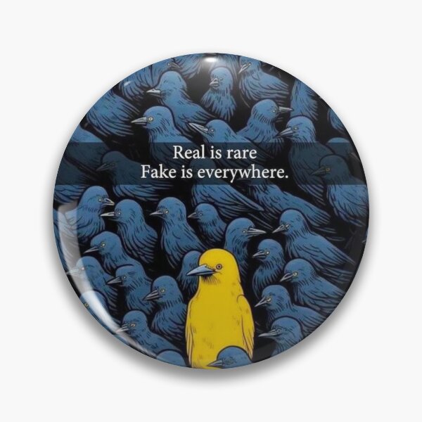 Item preview, Crows and 1 Canary Real is Rare Fake is Everywhere designed and sold by FreshPrince.